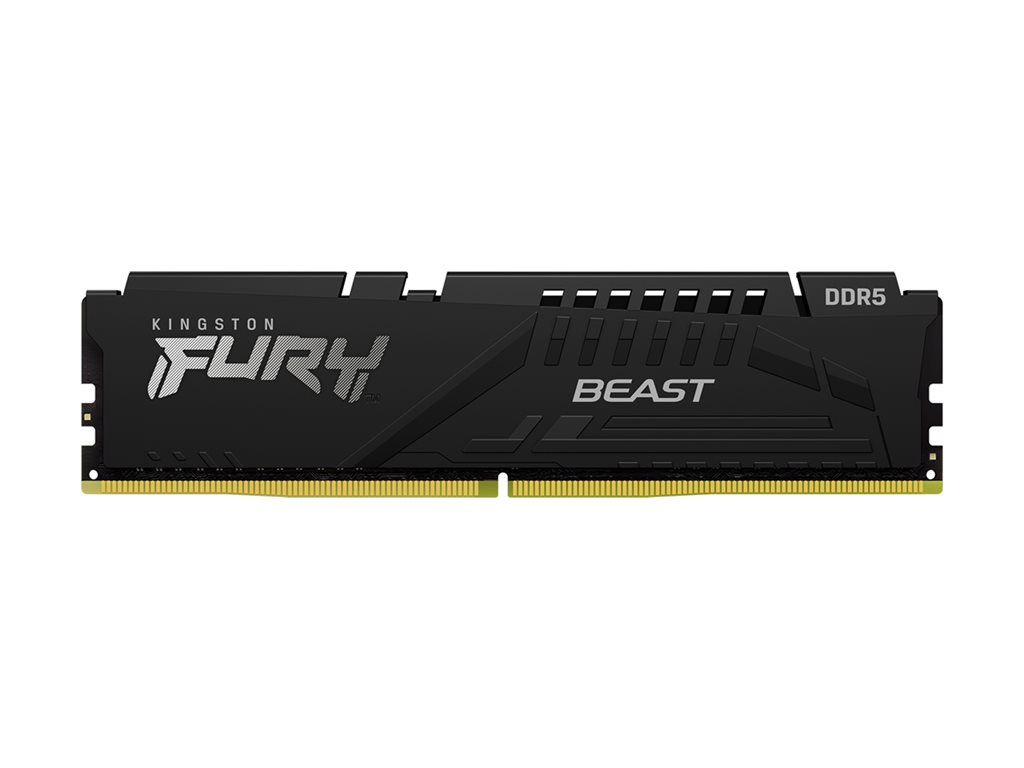 Kingston FURY Beast - DDR5 - Kit - 16 GB: 2 x 8 GB - DIMM 288-PIN - 5600 MHz / PC5-44800 - CL40 - 1.25 V - ungepuffert - on-die ECC